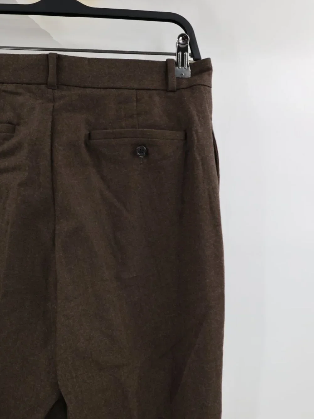 Vintage Polo Ralph Lauren Dress Pants Mens 30 Straight Leg Pleated Wool Cuffed